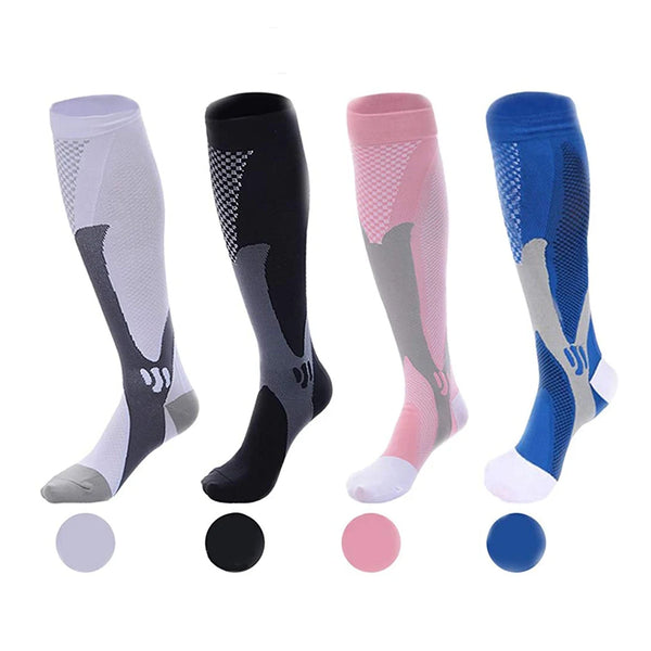 Athletic Compression Socks - 3 Pairs