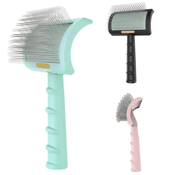 Long Pin Slicker Brush for Dogs Grooming Loose Fur