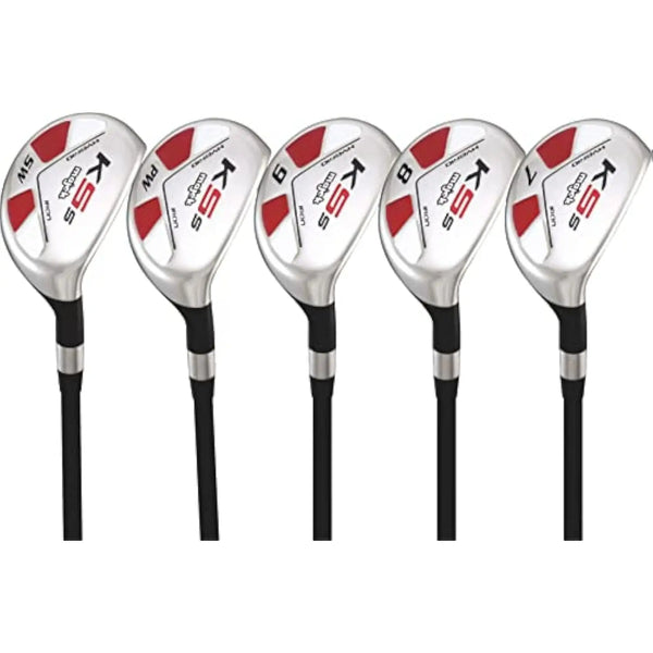 Senior Men's All Hybrid Golf Set – RH #7-9, PW, SW, A Fle