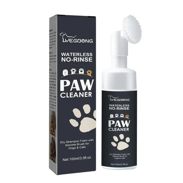 Pet Paw Cleaning Foam Waterless Shampoo with Brush