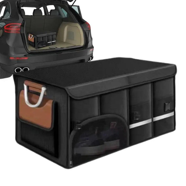 Foldable Car Trunk Multi-Compartment Storage Box