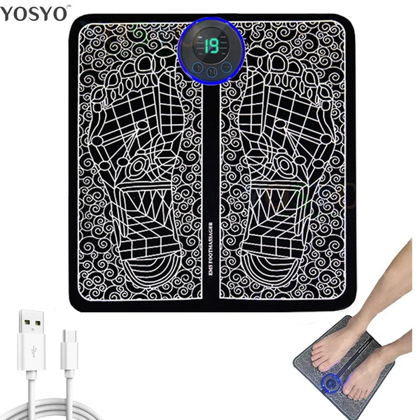 Portable & Rechargeable USB Electric Foot Massage Pad