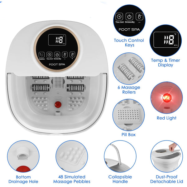 Collapsible Electric Foot Spa Massager