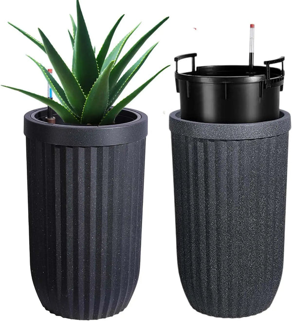 Self-Watering Planters with Water Level Monitor