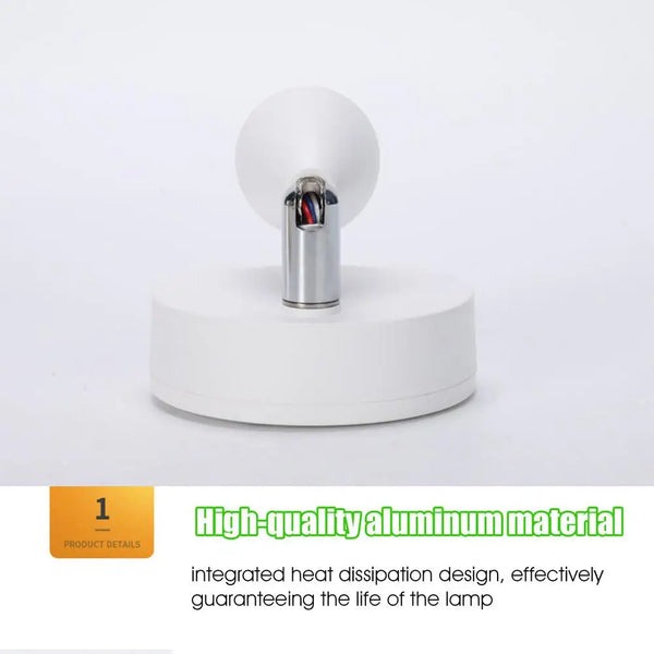 Rechargeable Planter Accent LED Spotlight – 360° Rotatable with Remote Control