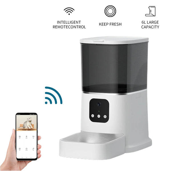 Automatic Pet Feeder with camera and Voice Record