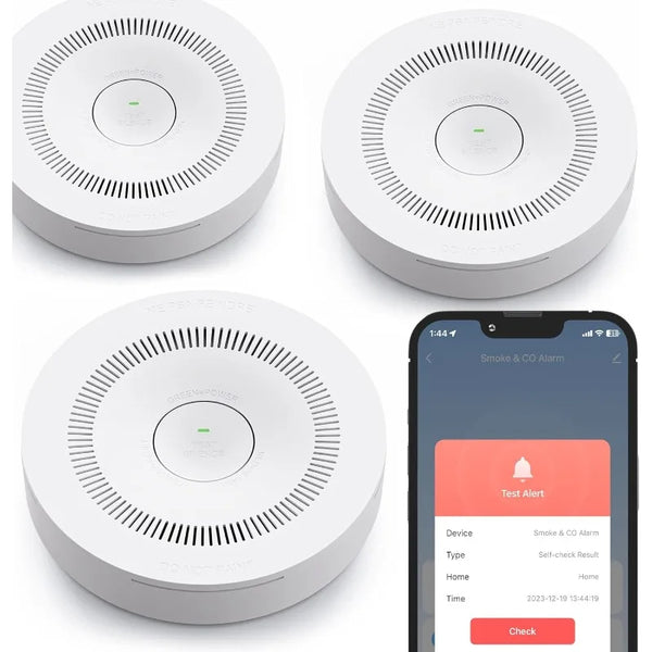 WiFi Smoke & CO Detector with App Alerts