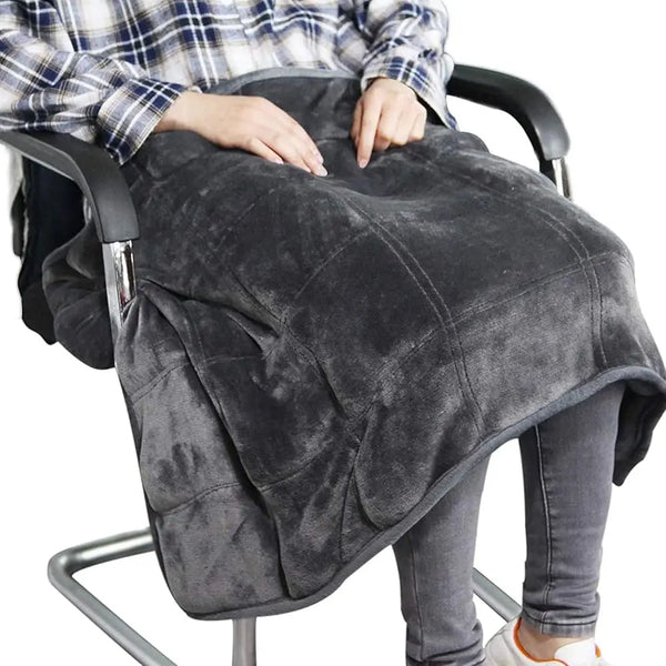 Soft Velveteen Travel Throw Lap Blanket