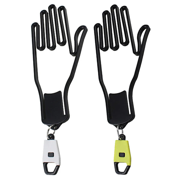 Portable Golf Glove Holder Rack with Keychain Hanger